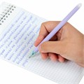 Ручки стираемые гелевые ЮНЛАНДИЯ "Лимонад", НАБОР 4 штуки, СИНИЕ, узел 0,5 мм, линия письма 0,35 мм, 143655 143655