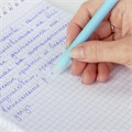 Ручки стираемые гелевые ЮНЛАНДИЯ "Лимонад", НАБОР 4 штуки, СИНИЕ, узел 0,5 мм, линия письма 0,35 мм, 143655 143655