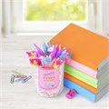 Ручка фигурная шариковая ЮНЛАНДИЯ "Единорог", мягкий силиконовый корпус, ассорти, СИНЯЯ, пишущий узел 0,7 мм, 143776 143776