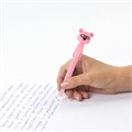 Ручка фигурная шариковая ЮНЛАНДИЯ "Мишка", мягкий силиконовый корпус, ассорти, СИНЯЯ, пишущий узел 0,7 мм, 143780 143780