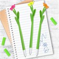 Ручка фигурная шариковая ЮНЛАНДИЯ "Цветочек", мягкий силиконовый корпус, ассорти, СИНЯЯ, пишущий узел 0,7 мм, 143779 143779
