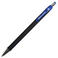 Ручка шариковая автоматическая BRAUBERG "Office Style", СИНЯЯ, корпус черный, пишущий узел 0,5 мм, линия письма 0,3 мм, 144222 144222
