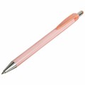 Ручка шариковая автоматическая BRAUBERG "Stripes Pastel", СИНЯЯ, корпус ассорти, пишущий узел 0,5 мм, линия письма 0,3 мм, 144220 144220