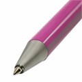 Ручка шариковая автоматическая BRAUBERG "Stripes", СИНЯЯ, корпус ассорти, пишущий узел 0,5 мм, линия письма 0,3 мм, 144219 144219