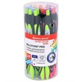 Ручка шариковая автоматическая BRAUBERG ULTRA COLOR NEON, soft-touch, СИНЯЯ, пишущий узел 0,7 мм, линия письма 0,35 мм, 144203 144203