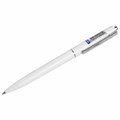 Ручка шариковая автоматическая BRAUBERG X17 WHITE, СИНЯЯ, корпус белый, стандартный узел 0,7 мм, линия письма 0,5 мм, 144156 144156