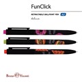 Ручка шариковая автоматическая BRUNO VISCONTI "FunClick", СИНЯЯ, "Food", ассорти, линия письма 0,5 мм, 20-0297/04 144179