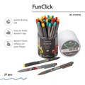 Ручка шариковая автоматическая BRUNO VISCONTI "FunClick", СИНЯЯ, "Псы на стиле", ассорти, линия письма 0,5 мм, 20-0297/08 144182