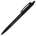 Ручка шариковая автоматическая BRUNO VISCONTI "SlimClick Black", СИНЯЯ, черный корпус, узел 0,5 мм, линия 0,4 мм, 20-0073 144318