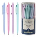 Ручка шариковая автоматическая BRUNO VISCONTI "SlimClick", "Zefir", СИНЯЯ, ассорти, узел 0,5 мм, линия письма 0,3 мм, 20-0229 142908