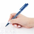 Ручка шариковая автоматическая РОССИЯ "РЕФЛЕКТОР", СИНЯЯ, узел 0,7 мм, линия письма 0,35 мм, BRAUBERG, 143969 143969
