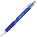 Ручка шариковая автоматическая с грипом BRAUBERG "Cobalt", СИНЯЯ, корпус синий, узел 0,7 мм, линия письма 0,35 мм, 141068 141068