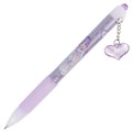 Ручка шариковая автоматическая с грипом BRAUBERG "First Love", СИНЯЯ, подвеска, корпус ассорти, узел 0,5 мм, линия письма 0,3 мм, 141285 141285