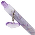 Ручка шариковая автоматическая с грипом BRAUBERG "First Love", СИНЯЯ, подвеска, корпус ассорти, узел 0,5 мм, линия письма 0,3 мм, 141285 141285