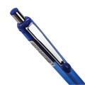 Ручка шариковая автоматическая с грипом BRAUBERG "Harmony Tone", СИНЯЯ, хромированные детали, узел 0,7 мм, линия письма 0,35 мм, 143257 143257