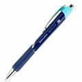 Ручка шариковая автоматическая с грипом BRAUBERG DELTA CLIP, СИНЯЯ, ассорти, узел 0,7 мм, линия письма 0,35 мм,144201 144201