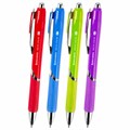 Ручка шариковая автоматическая с грипом BRAUBERG DELTA COLOR, СИНЯЯ, ассорти, узел 0,7 мм, линия письма 0,35 мм, 144202 144202