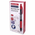 Ручка шариковая автоматическая с грипом BRAUBERG OFFICE STYLE, КРАСНАЯ, узел 0,7 мм, линия 0,35 мм, тонированный корпус, 144211 144211