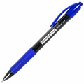 Ручка шариковая автоматическая с грипом BRAUBERG OFFICE STYLE, СИНЯЯ, игольчатый наконечник 0,7мм, линия 0,35мм, тонированный корпус, 144210 144210