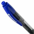 Ручка шариковая автоматическая с грипом BRAUBERG OFFICE STYLE, СИНЯЯ, игольчатый наконечник 0,7мм, линия 0,35мм, тонированный корпус, 144210 144210