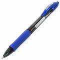 Ручка шариковая автоматическая с грипом BRAUBERG OFFICE STYLE, СИНЯЯ, игольчатый наконечник 0,7мм, линия 0,35мм, тонированный корпус, 144210 144210