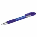 Ручка шариковая автоматическая с грипом BRAUBERG SUPER, СИНЯЯ, корпус синий, узел 0,7 мм, линия письма 0,35 мм, 143374 143374