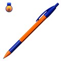 Ручка шариковая автоматическая с грипом ERICH KRAUSE "R-301 Orange", СИНЯЯ, узел 1,0 мм, линия письма 0,35 мм, 46762 143896
