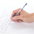 Ручка шариковая автоматическая с грипом STAFF "Basic" BPR-820, СИНЯЯ, узел 0,7 мм, линия письма 0,35 мм, 142820 142820