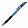 Ручка шариковая автоматическая с грипом STAFF "BP-16 Neon", СИНЯЯ, ассорти, линия письма 0,35 мм, 143750 143750