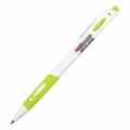 Ручка шариковая автоматическая с грипом STAFF "BP-16 White", СИНЯЯ, ассорти, линия письма 0,35 мм, 143749 143749