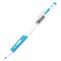 Ручка шариковая автоматическая с грипом STAFF "BP-16 White", СИНЯЯ, ассорти, линия письма 0,35 мм, 143749 143749