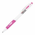 Ручка шариковая автоматическая с грипом STAFF "BP-16 White", СИНЯЯ, ассорти, линия письма 0,35 мм, 143749 143749