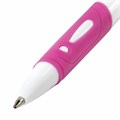Ручка шариковая автоматическая с грипом STAFF "BP-16 White", СИНЯЯ, ассорти, линия письма 0,35 мм, 143749 143749