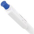 Ручка шариковая масляная автоматическая BRAUBERG "Click White", СИНЯЯ, корпус белый, узел 1 мм, линия письма 0,5 мм, 142713 142713