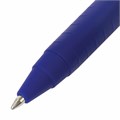 Ручка шариковая масляная автоматическая BRAUBERG "Delta", СИНЯЯ, soft-touch, узел 0,7 мм, линия письма 0,35 мм, 143339, OBPR365 143339