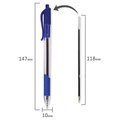 Ручка шариковая масляная автоматическая BRAUBERG "Extra Glide R-Grip", СИНЯЯ, узел 0,7 мм, линия письма 0,35 мм, 142930 142930