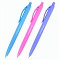Ручка шариковая масляная автоматическая BRAUBERG "FRUITY Pastel", СИНЯЯ, корпус soft-touch, узел 0,7 мм, линия письма 0,35 мм, 142959, OBPR323 142959