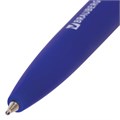 Ручка шариковая масляная автоматическая BRAUBERG "Sky Blue", СИНЯЯ, soft-touch, узел 0,7 мм, линия письма 0,35 мм, 142946 142946
