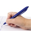 Ручка шариковая масляная автоматическая BRAUBERG "Sky Blue", СИНЯЯ, soft-touch, узел 0,7 мм, линия письма 0,35 мм, 142946 142946