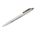 Ручка шариковая масляная автоматическая BRAUBERG "Sky White", СИНЯЯ, клип ассорти, узел 0,7 мм, линия письма 0,35 мм, 142950 142950