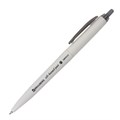 Ручка шариковая масляная автоматическая BRAUBERG "Sky White", СИНЯЯ, клип ассорти, узел 0,7 мм, линия письма 0,35 мм, 142950 142950
