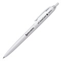 Ручка шариковая масляная автоматическая BRAUBERG "Sky White", СИНЯЯ, клип ассорти, узел 0,7 мм, линия письма 0,35 мм, 142950 142950