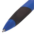 Ручка шариковая масляная автоматическая с грипом BRAUBERG "Booster", СИНЯЯ, трехгранная, узел 0,7 мм, линия письма 0,35 мм, 142483 142483