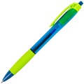 Ручка шариковая масляная автоматическая с грипом BRAUBERG "FRUITY RG", СИНЯЯ, узел 0,7 мм, линия письма 0,35 мм, 142655 142655