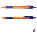 Ручка шариковая масляная автоматическая с грипом ERICH KRAUSE "U-209 Orange", СИНЯЯ, узел 1,0 мм, линия письма 0,3 мм, 47593 143899