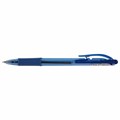Ручка шариковая масляная автоматическая с грипом PENTEL (Япония) "Fine Line", СИНЯЯ, линия письма 0,27 мм, BK417-CN 142665
