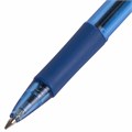 Ручка шариковая масляная автоматическая с грипом PENTEL (Япония) "Fine Line", СИНЯЯ, линия письма 0,27 мм, BK417-CN 142665
