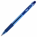 Ручка шариковая масляная автоматическая с грипом PENTEL (Япония) "Fine Line", СИНЯЯ, линия письма 0,27 мм, BK417-CN 142665