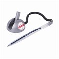 Ручка шариковая настольная BRAUBERG "Counter Pen", СИНЯЯ, пружинка, корпус серебристый, 0,5 мм, 143258 143258