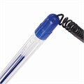 Ручка шариковая настольная BRAUBERG "Counter Pen", СИНЯЯ, пружинка, корпус синий, 0,5 мм, 143259 143259